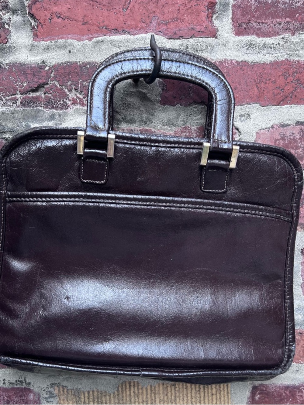 Mary Ann Rosenfield Vintage Brown Handbag - Picture 3 of 3